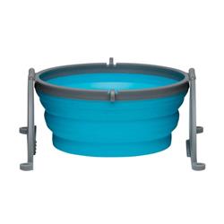 Loving Pets Travel Dog Bowl Blue 1ea/Small