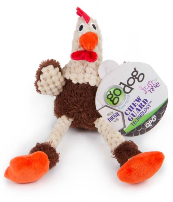 GoDog Just For Me T-Rex Plüschspielzeug Für Hunde – Mit Chew Guard Technology, Quietscher | Für Kleine Bis Mittlere Rassen