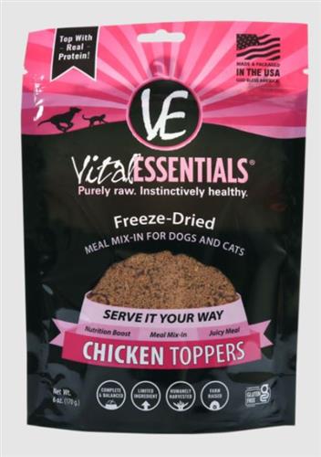 Vital-Essentials-Dog-Cat-Freeze-Dried-Topper-Chicken-6Oz