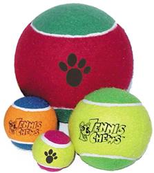  Mammoth Pet Products Tennis Ball Dog Toy Assorted 1ea/Extra-Large, 6 in