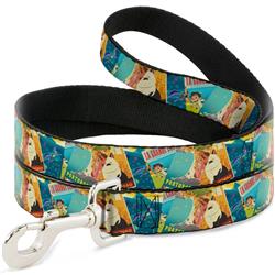 Dog Leash - Luca The Piazza Poster Collage Stacked