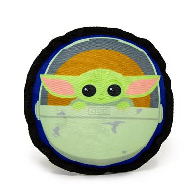 Dog Toy Ballistic Squeaker - Round Star Wars The Child Chibi Carriage Pod Pose Blue