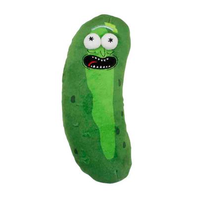 Dog Toy Squeaker Plush - Rick and Morty Pickle Rick Pose Greens