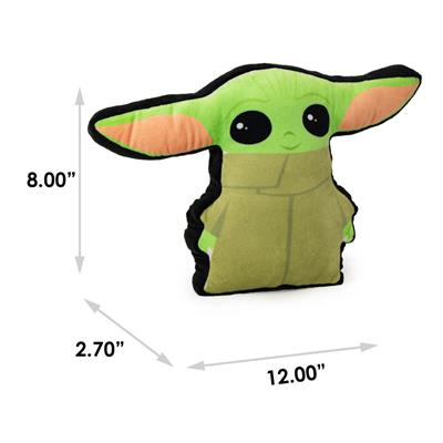 Dog Toy Squeaker Plush - Star Wars The Child Flat Standing Pose