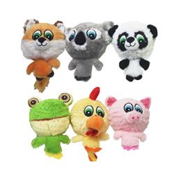 Multipet Knobby Noggins Assorted 4 In