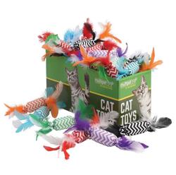 Multipet Multipet Candy Crackle w/ Feathers Assorted Colors 30 Pc.