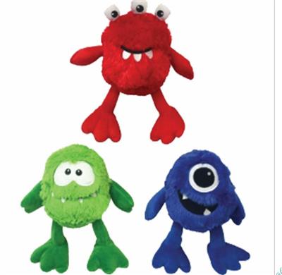 Multipet Multipet Plush Monster with Large Squeaker Size: 9inch