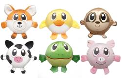Multipet Multipet Squishy Pals Assortment (pig, cow, fox, duck, sloth, frog) Size: 3.5inch