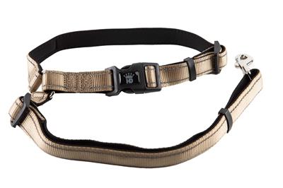 Seat Belt Leash In Tan