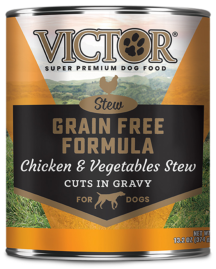 Victor Super Premium Dog Food Grain Free Chicken And Vegetable In GravyCanine Dog Food 13.2 Oz