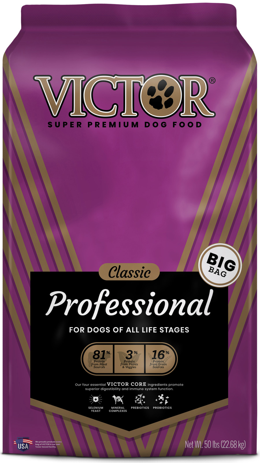 Victor Super Premium Dog Food Professional 50 Lb