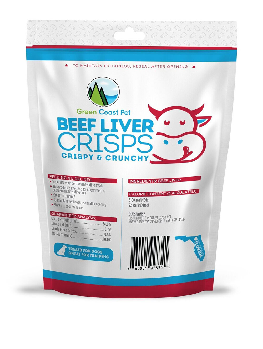 Beef Liver Crisps by Green Coast Pet