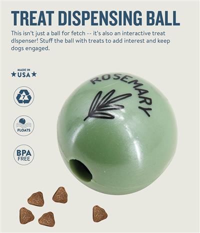 Orbee Essentials Rosemary Scented Ball Green by Planet Dog