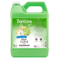 Tropiclean Lime And Cocoa Butter Shed Control Conditioner For Pets 1 Gal