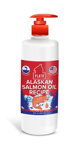 Plato Pet Treats Alaskan Salmon Oil Recipe 32oz
