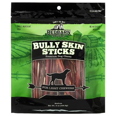 Red Barn Dog Bully Skin Stick Medium 8Oz