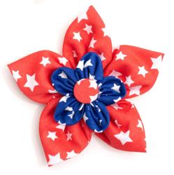 Red/Navy Stars Flower