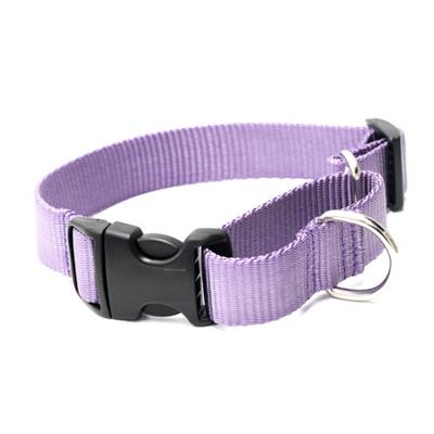 Nylon Martingale Loop Dog Collars Side Release Buckle