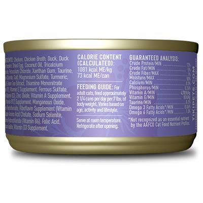 Tiki Pet Cat Silver Mousse Chicken Duck 14.4Oz (6per Pack)