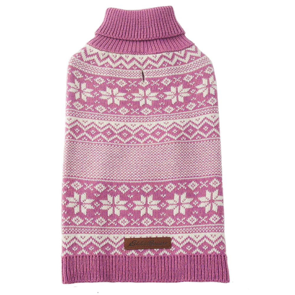 Eddie Bauer PET Legend Snowflake Sweater in Purple Haze by PetRageous