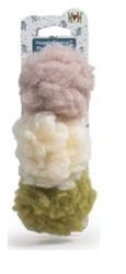 Huggle Hounds Cat Fluferific Ball 3Pk