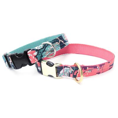 'Lacey' Floral Cotton Voile Dog Collars & Leashes