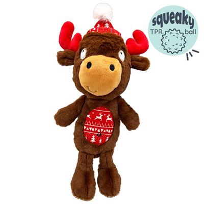 Slappies® Mistletoe Moose Dog Toy