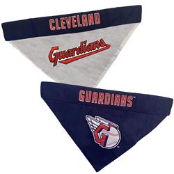 Cleveland Guardians reversible Dog Bandana
