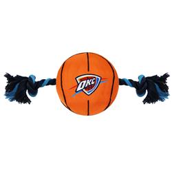 Oklahoma City Thunder Basketball Nylon Dog Toy