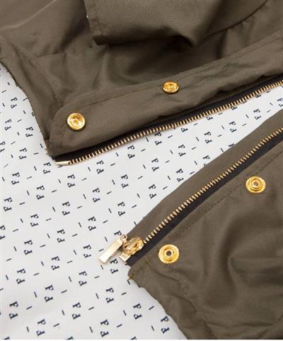 Military Green Raincoat for Dogs