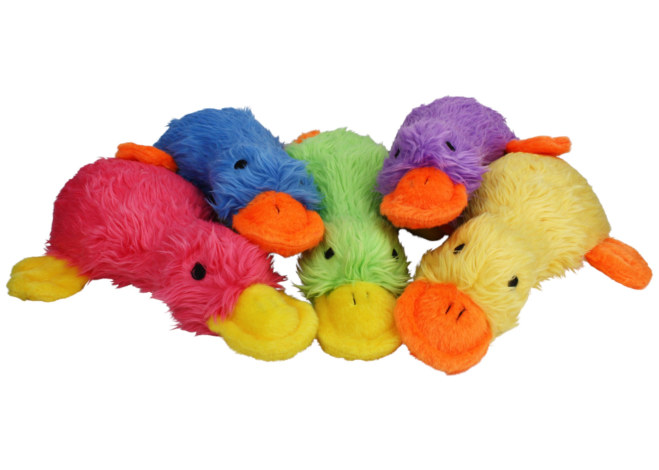 Multipet Duckworth Plush Dog Toy Assorted Colors 13"