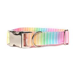 PASTEL OMBRE STRIPE - DOG COLLAR