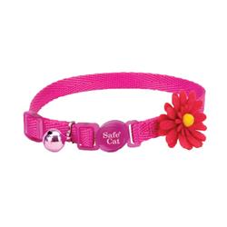 Safe Cat® Embellished Fashion Collar-Pink Flower