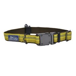 Coastal Products K9 Explorer Reflective Adjustable Dog Collar Golden Rod (Size: 1" x 12"-18")