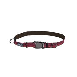 Coastal Products K9 Explorer Reflective Adjustable Dog Collar Berry (Size: 1" x 18"-26")