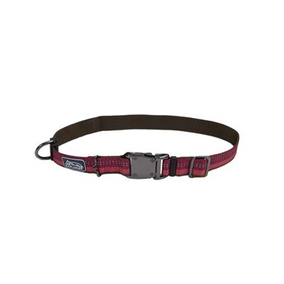 Coastal Products K9 Explorer Reflective Adjustable Dog Collar Berry (Size: 1" x 18"-26")