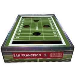 San Francisco 49ERS Stadium Football Cat Scratcher Toy by Pets First