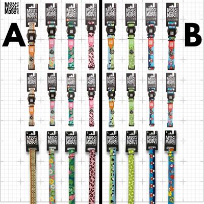 Max & Molly ISO, Easy Setup Wall Planogram, 4 STYLES, Collars & Leashes