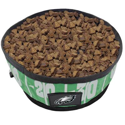Philadelphia Eagles Collapsible Pet Bowl by Pet First