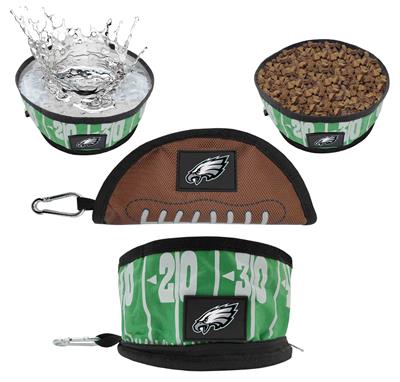 Philadelphia Eagles Collapsible Pet Bowl by Pet First