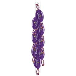 Minnesota Vikings 8 pcs Nylon Football Toy Clip Strip by Pet First