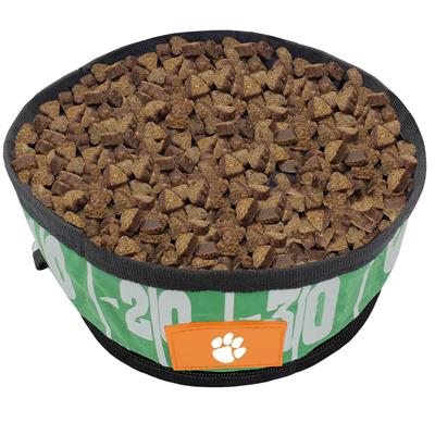 Clemson Collapsible Pet Bowl by Pet First