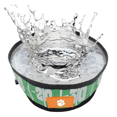 Clemson Collapsible Pet Bowl by Pet First