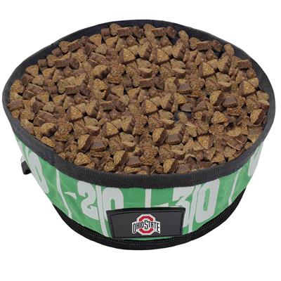 Ohio State Collapsible Pet Bowl by Pet First