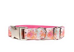 MINT FLORAL- DOG COLLAR