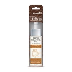 Tropiclean Enticers Teeth Cleaning Gel For Dogs Peanut Butter Honey; 1Ea-2 Oz