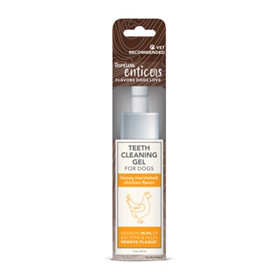 Tropiclean Enticers Teeth Cleaning Gel For Dogs Honey Marinated Chicken; 1Ea-2 Oz