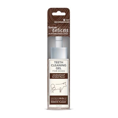 Tropiclean Enticers Teeth Cleaning Gel For Dogs Smoked Beef Brisket; 1Ea-2 Oz