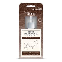 Tropiclean Enticers Teeth Cleaning Gel For Dogs Smoked Beef Brisket; 1Ea-4 Oz