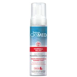 Tropiclean Oxymed Hairball Relief No-Rinse Foaming Shampoo For Cats 1Ea-7.4 Oz